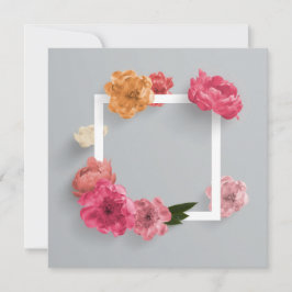 Tarjeta Marco de flor