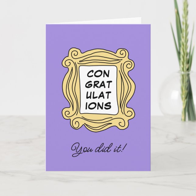 Tarjeta Marco de FRIENDS™ Felicitaciones (Anverso)