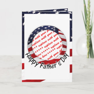Tarjeta Marco del Día de los Padres de Estados Unidos