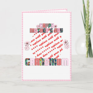 Tarjeta Marco fotográfico del Día de la Madre "Abuela"