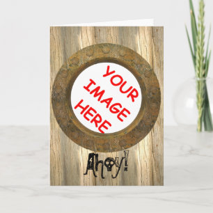 Tarjeta marco fotográfico del ojo del toro