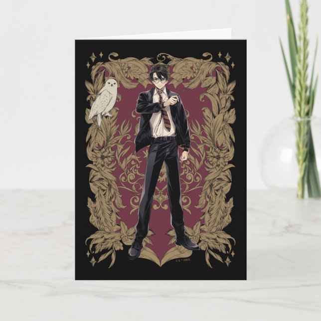 Tarjeta Marco ordenado Anime HARRY POTTER™ (Anverso)