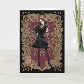 Tarjeta Marco Ornate Anime Hermione Granger