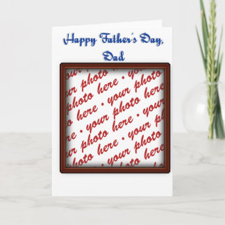 Tarjeta Marco para el memento del día del padre