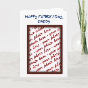 Tarjeta Marco para el memento del día del padre
