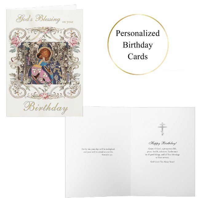 Tarjeta Marco plateado victoriano con rosas rosadas Cumple (Subido por el creador)