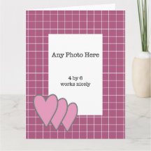 Marco rosa alrededor de la foto