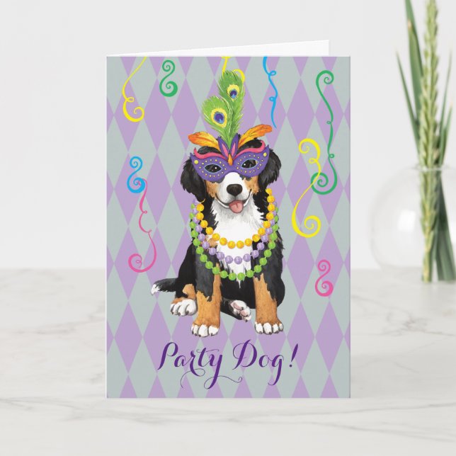 Tarjeta Mardi Gras Berner (Anverso)