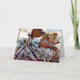 Tarjeta Mardi Gras Float