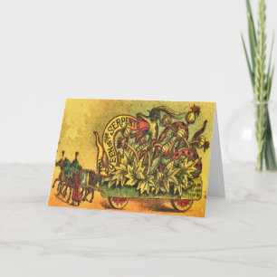 Tarjeta Mardi Gras Float 2