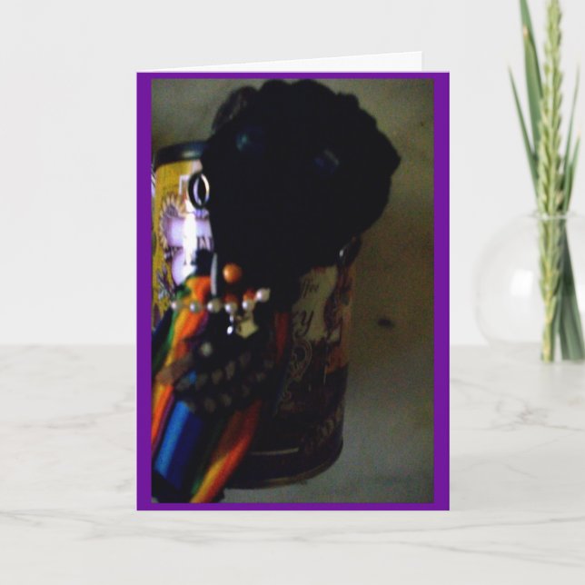 Tarjeta Mardi Gras Greeting (Anverso)
