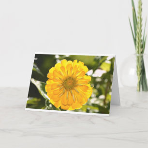 Tarjeta Marea amarilla floral amarilla amarilla
