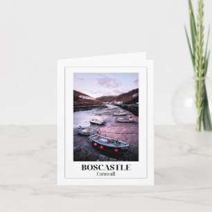 Tarjeta Marea baja, Boscastle, Cornwall