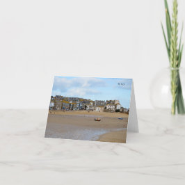 Tarjeta Mareas hacia fuera St Ives Cornualles Inglaterra