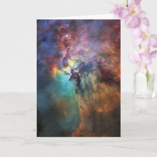 Tarjeta Mares tormentosos de Nebulosa Laguna en Sagittariu