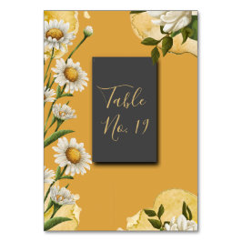 tarjeta Margaret Table de naranja blanco retro de 