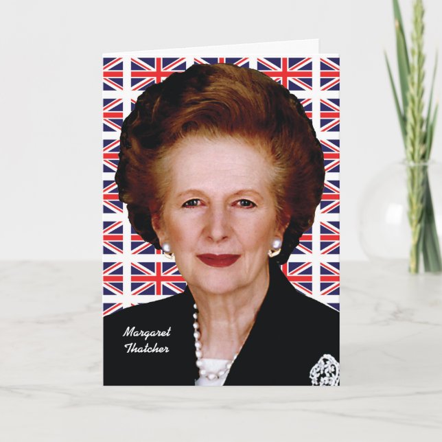 Tarjeta Margaret Thatcher (Anverso)