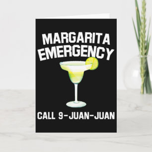 Tarjeta Margarita Emergencia Fiesta Mexicana Divertida Cin