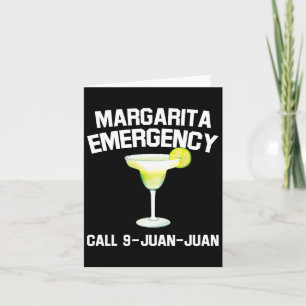 Tarjeta Margarita Emergencia Fiesta Mexicana Divertida Cin