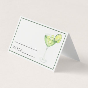 Tarjeta Margarita, la receta de la novia.