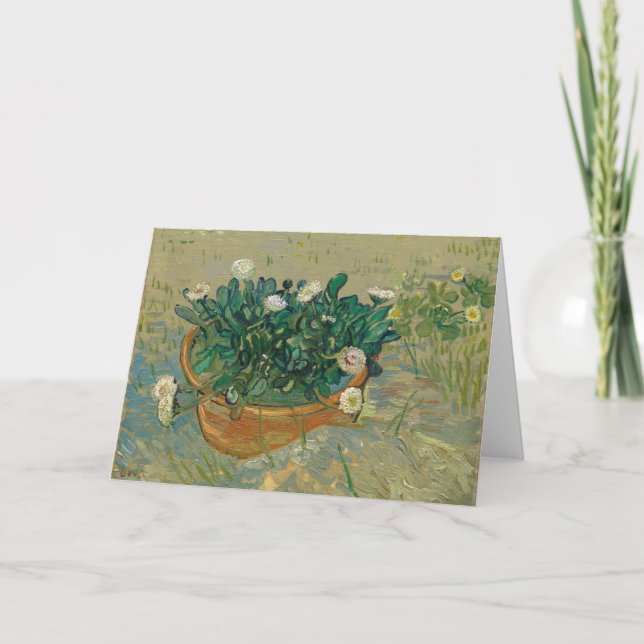 Tarjeta Margaritas, Arlés | Vincent van Gogh (Anverso)