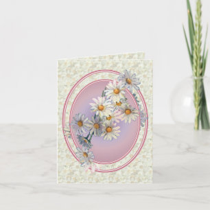 Tarjeta MARGARITAS y ÓVALOS de SHARON SHARPE