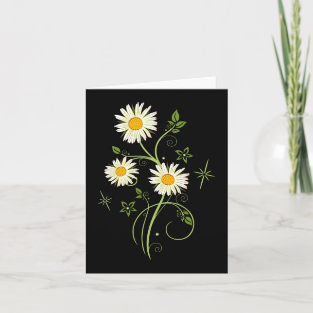 Tarjeta Marguerites Daisy Spring Daisies Flor 1 (Anverso)