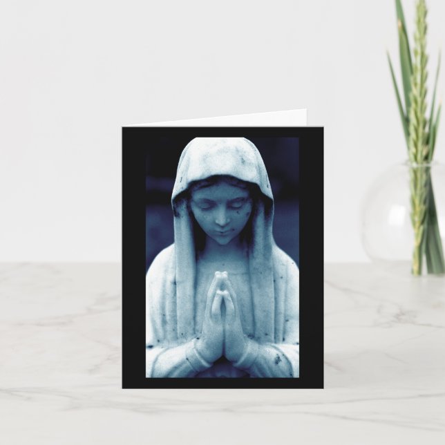 Tarjeta Maria en azul (Anverso)