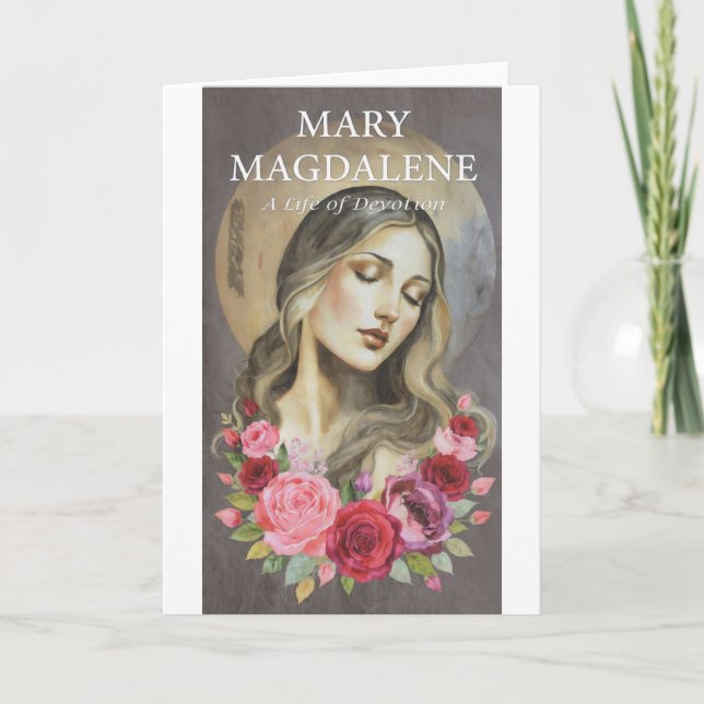 TARJETA MARÍA MAGDALENA UNA VIDA DE DEVOCIÓN (Anverso)