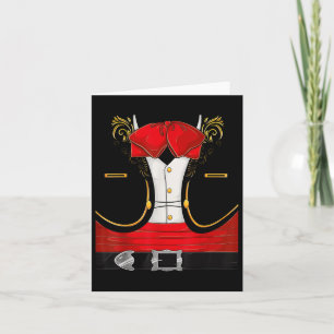 Tarjeta Mariachi mexicana disfraz de Halloween Charro Cinc