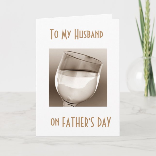 TARJETA "MARIDO, CELEBRAMOS", DÍA DEL PADRE (Anverso)