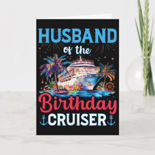 Tarjeta Marido Del Crucero De Cumpleaños Divertido Cumplea