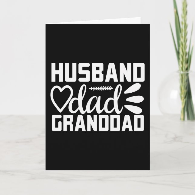 Tarjeta Marido del Día del Padre (Anverso)
