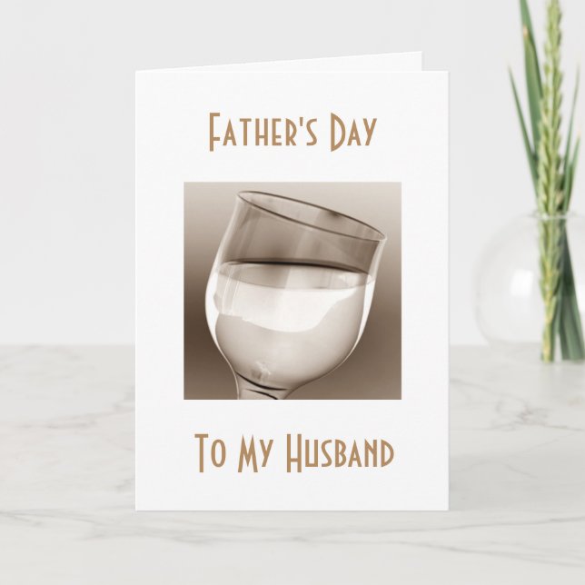 TARJETA MARIDO DEL "DÍA DEL PADRE" PARA CELEBRAR "TÚ" (Anverso)