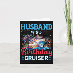 Tarjeta Marido Del Nacimiento Del Cruceros De Cumpleaños