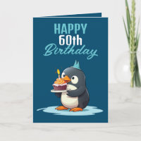 Marido del Pingüino Blanco y Azul de Guay 60 cumpl