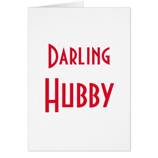 Tarjeta Marido querido