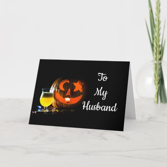TARJETA *MARIDO* "SOLO QUIERO CELEBRAR CON USTED" (Anverso)