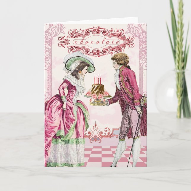 Tarjeta Marie Antoinette Chocolate (Anverso)