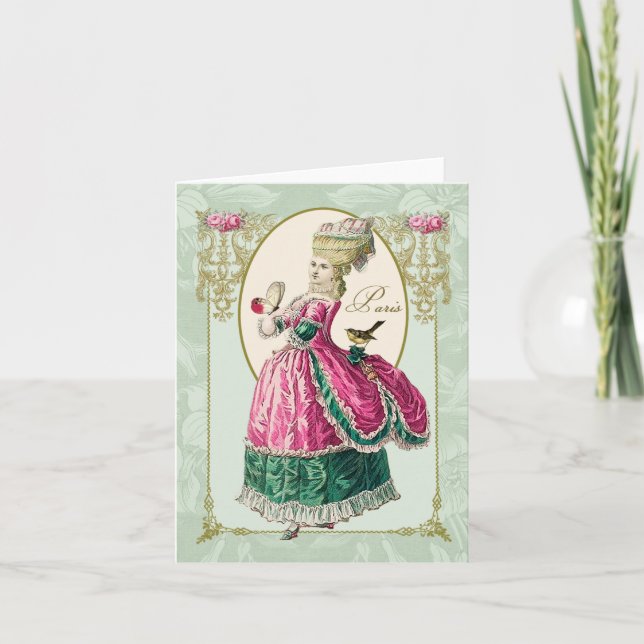 Tarjeta Marie Antonieta (Anverso)