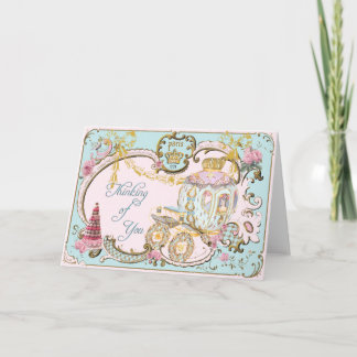 Tarjeta Marie Antonieta "que pensaba en usted" subió la