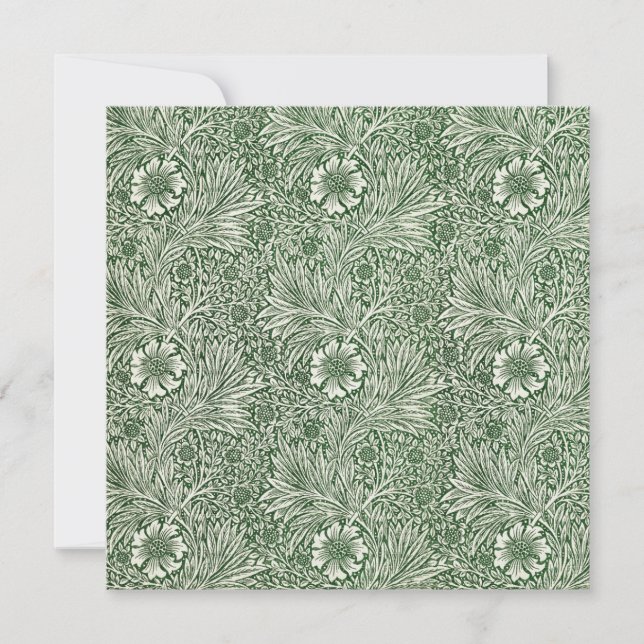 Tarjeta Marigold (por William Morris) (Anverso)