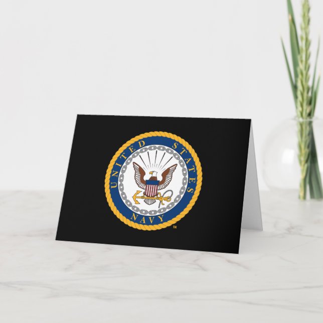 Tarjeta Marina de Estados Unidos | Emblema naval (Anverso)