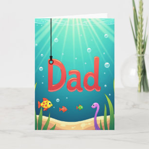 Tarjeta Marina del Día del Padre Dulce