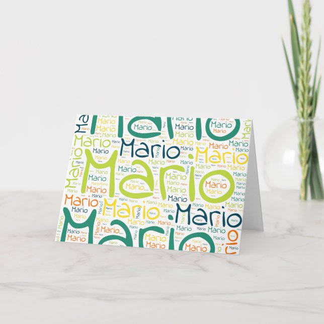 Tarjeta Mario (Anverso)
