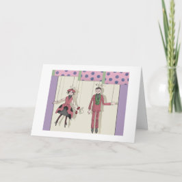 Tarjeta Marionetas de marionetas