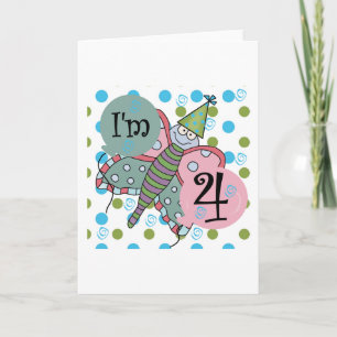 Tarjeta Mariposa 4 camisetas de cumpleaños y regalos