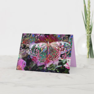 Tarjeta Mariposa Amanecer