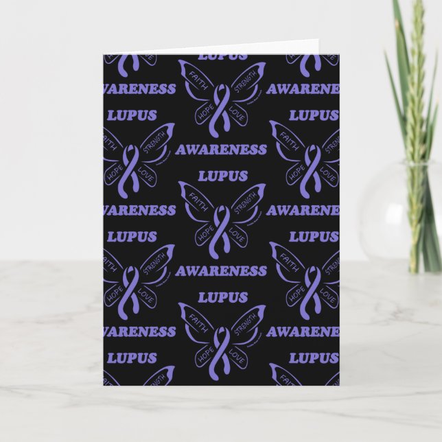 Tarjeta Mariposa/Conciencia...Lupus (Anverso)