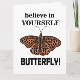 Tarjeta Mariposa Cree En La Mariposa